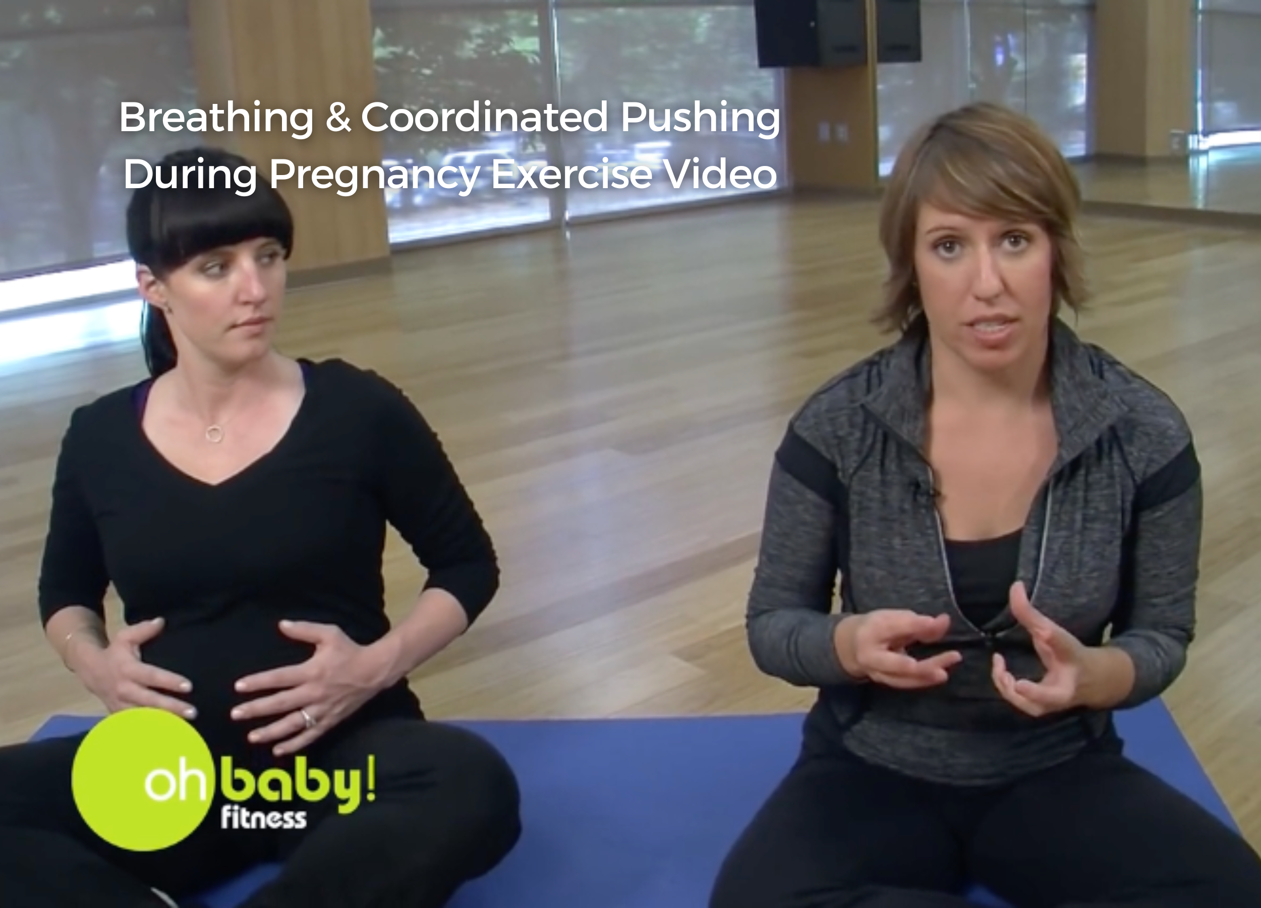 Breathing & Coordinated Pushing During Pregnancy Exercise Video
