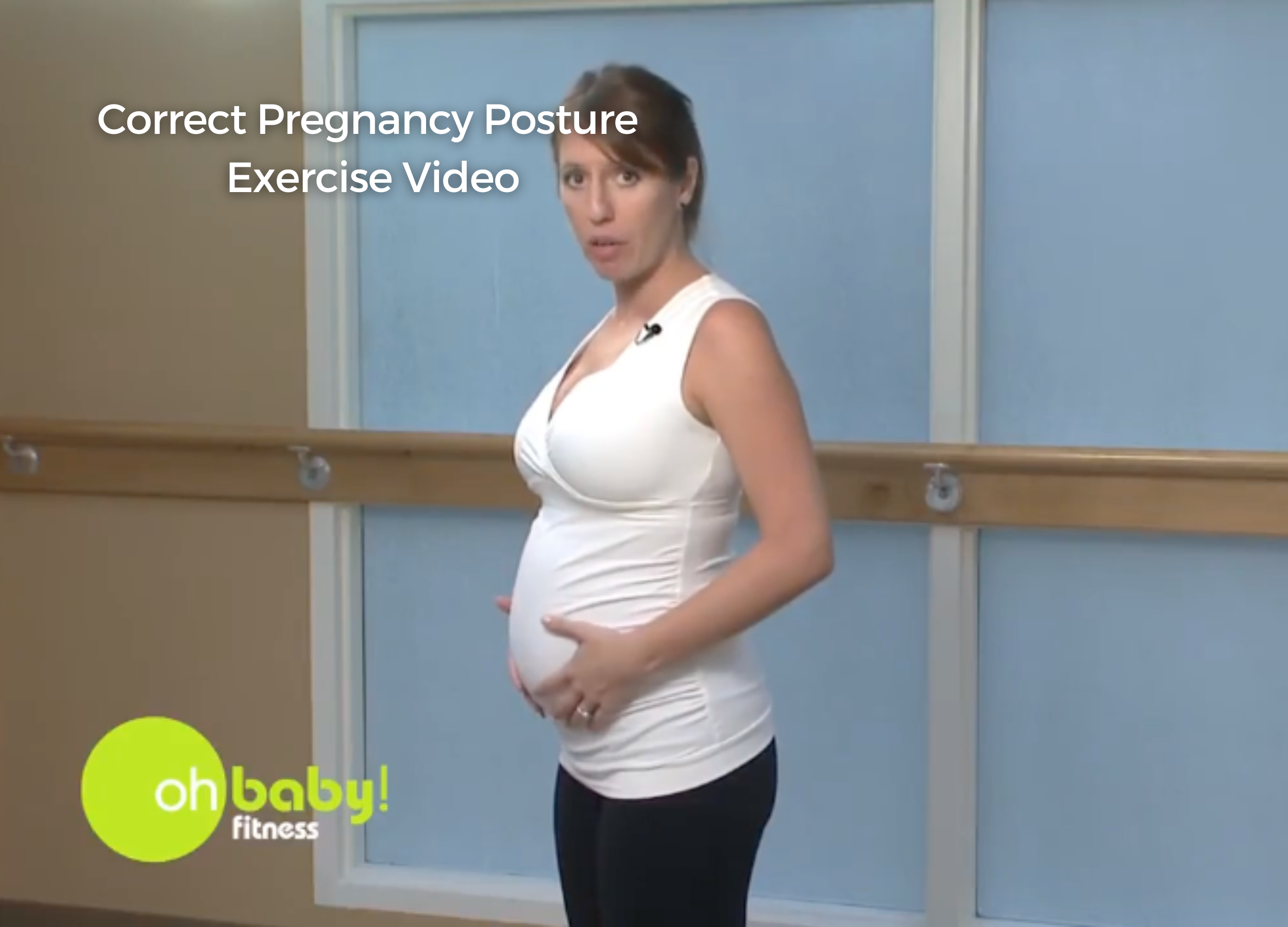 right posture during pregnancy