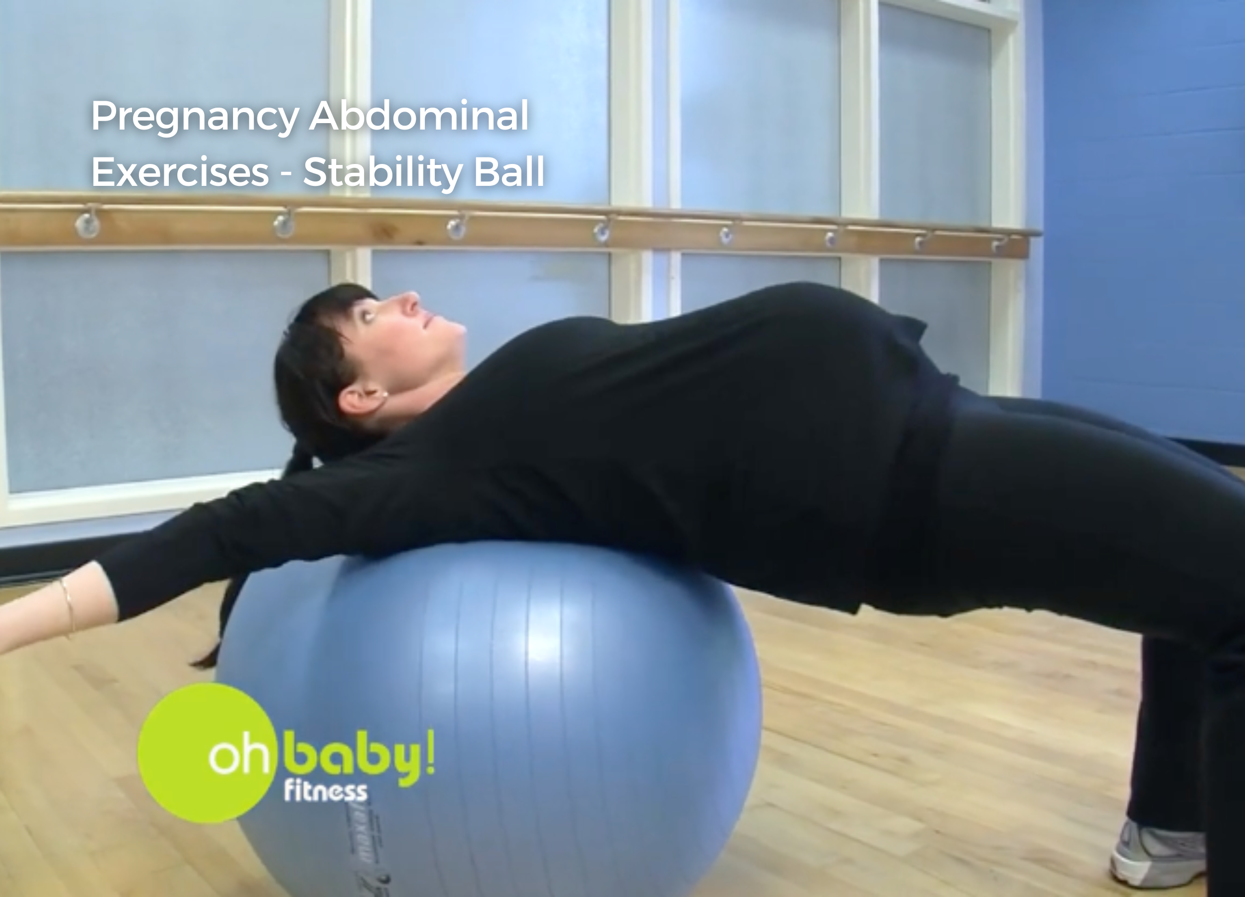 prenatal stability ball workout