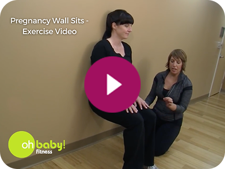 Pregnancy Wall Sits Exercise