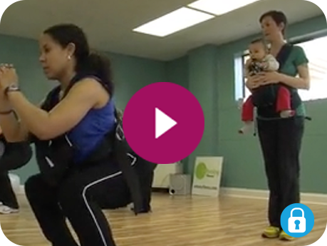 Teach Mom and Baby Postpartum Toning Class Training Video