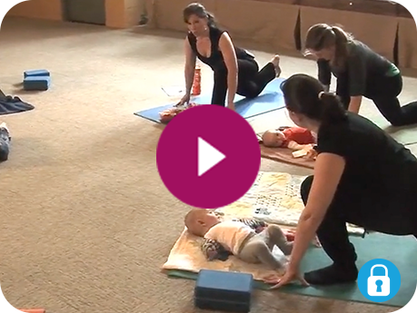 Teach Mom and Baby Yoga Class Training Video